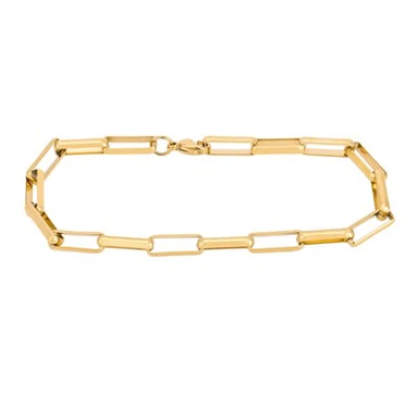 Papirclips Chain Link Armbånd