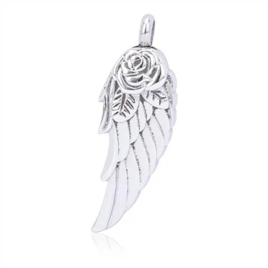 Rose Angel Wing Urne Pendant