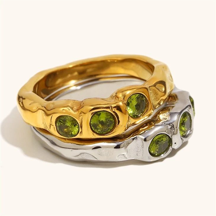 3 Sten Smeltet Ring