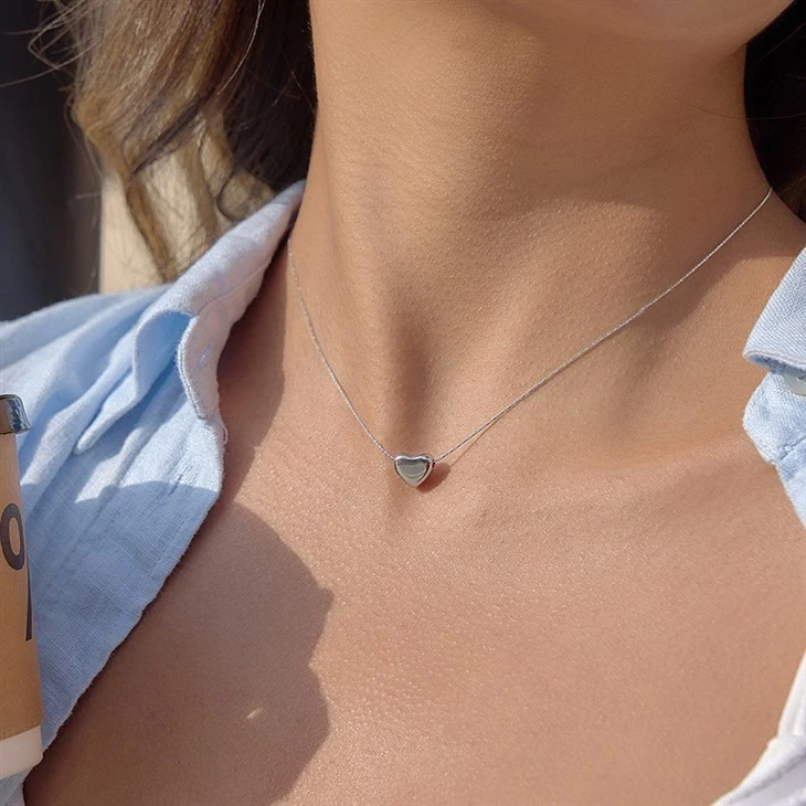 Heart Dainty Clavicle Necklaces high quality