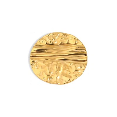 Hammered Disc Stud øreringe