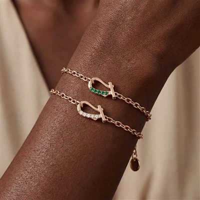 Hestesko spænde armbånd