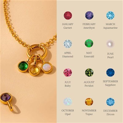 Rolo kæde halskæde med charme