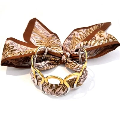 Tørklæde Horsebit manchet armring