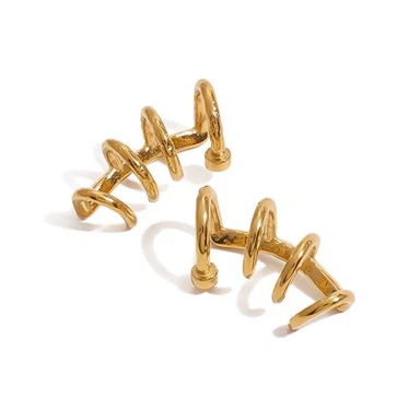 Spiral u form ørering manchet