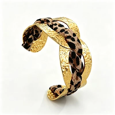Bredt tørklæde Hammered Interlock Cuff
