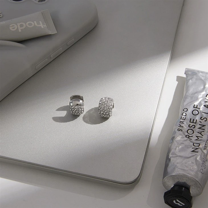 Stainless Steel Double Link Earrings factory